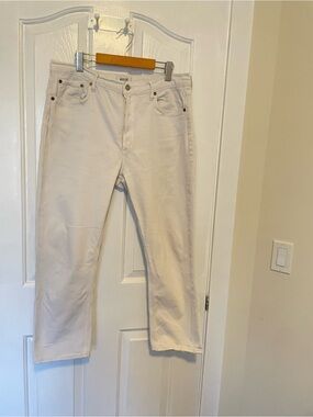 Agolde White Men’s Straight Leg Jeans